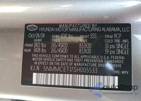 2025 Genesis Gv70 Advanced from USA, damaged, VIN 5NMMCET17SH005533